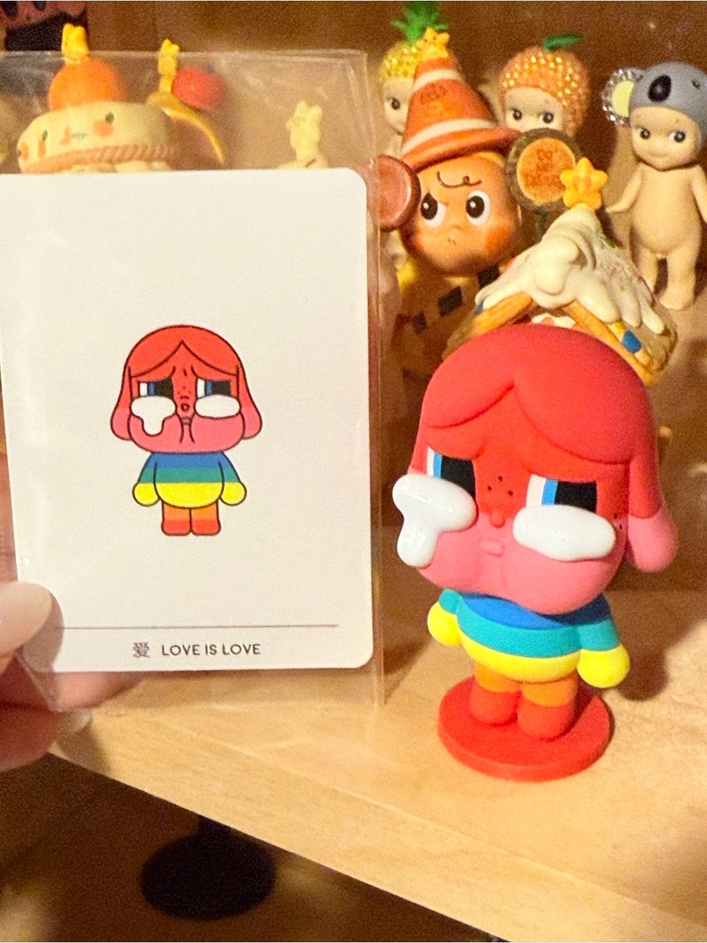 Crybaby figurine POP MART love is love